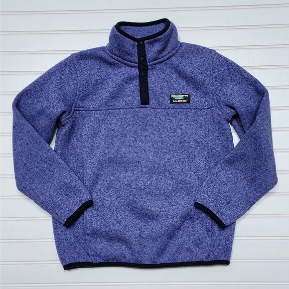 L.L. Bean Kids Sweater Fleece Pullover - Picture 1 of 7